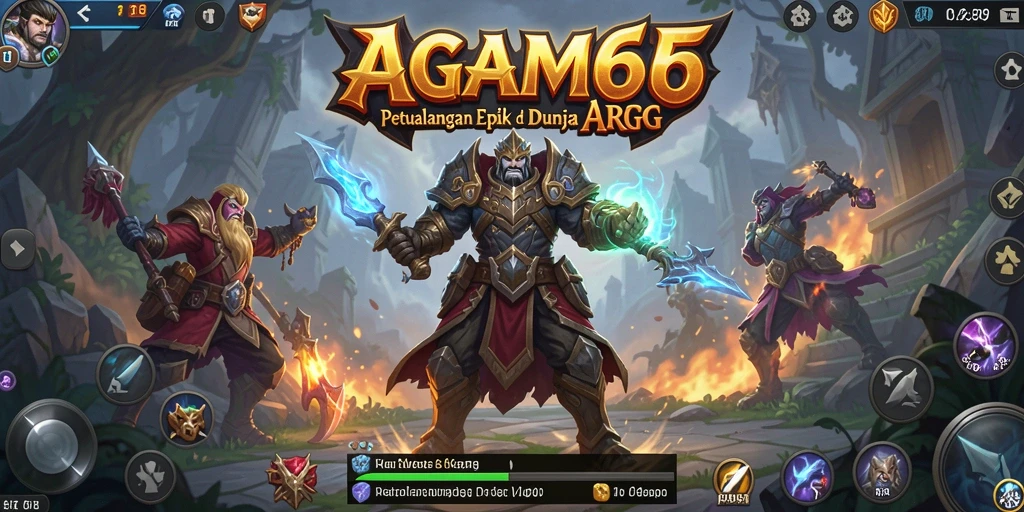 Tampilan screenshot menampilkan aksi seru dalam gameplay ARPG.