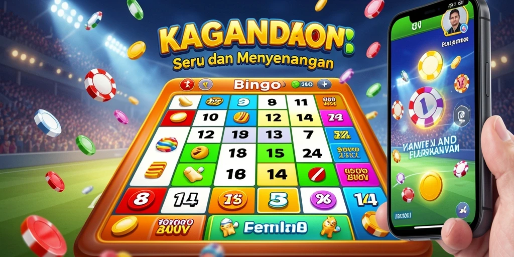 Screenshot gameplay KAGANDAN menampilkan suasana Bingo yang seru dan interaktif.