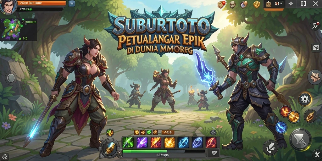 Tampilan gameplay SUBURTOTO yang mengasyikkan dalam genre MMORPG.