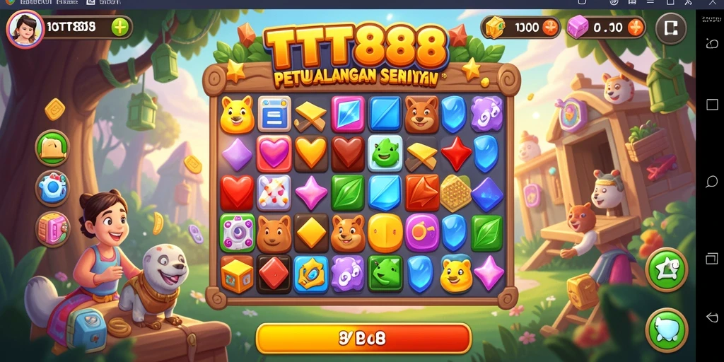 Tampilan gameplay TTT888 yang seru dan menarik.